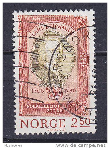 Norway 1985 Mi. 934     2.50 Kr Volksbibliothek 200 Jahre Carl Deichmann, Gründer - Used Stamps