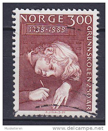 Norway 1989 Mi. 1022     3.00 Kr Grundschulwesen Schreibendes Kind - Used Stamps