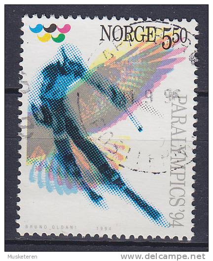 Norway 1994 Mi. 1153      5.50 Kr Winter-Paralympics, Lillehammer Slalom - Used Stamps