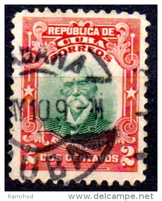 1910   B Gomez 2c. - Green And Red FU - Usados