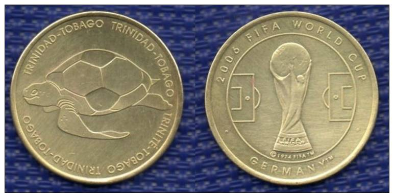 Medal Trinidad - Tobago Football Soccer FIFA  World Cup 2006 Germany. # 1604. - Habillement, Souvenirs & Autres
