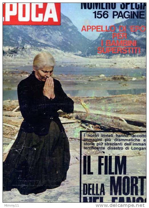 Epoca - Numero Speciale - La Tragedia Di Longarone......n°682 Del 20/10/1963 - Cinéma