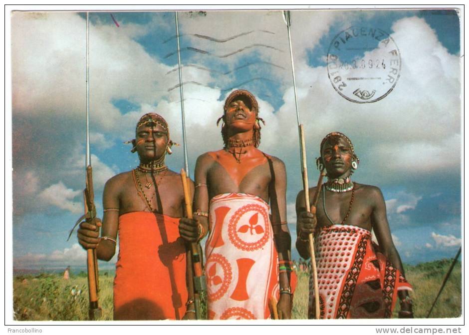 SAMBURU WARRIORS / WITH TANZANIA THEMATIC STAMPS-UNICEF - Tanzania