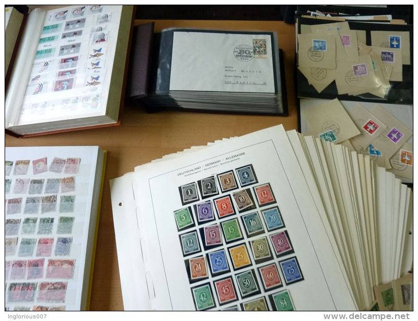 MASSIVE GERMANY STAMP COLLECTION (BRD + REICH + DDR...) - Collections