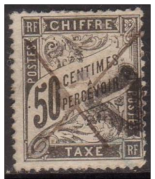 France Taxe N° 20 Obl. Cote : 240.00 € - 1859-1959 Oblitérés