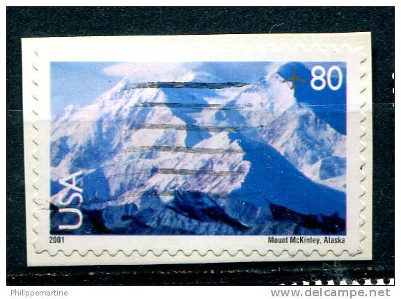 Etats Unis 2001 - Poste Aérienne YT 129 (o) Sur Fragment - 3a. 1961-… Oblitérés