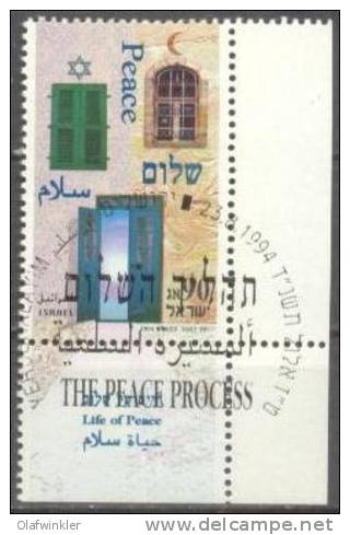 1994 The Peace Process Bale 1156 / Sc 1208 /Mi 1309 TAB Used/oblitere/gestempelt [gra] - Used Stamps (with Tabs)