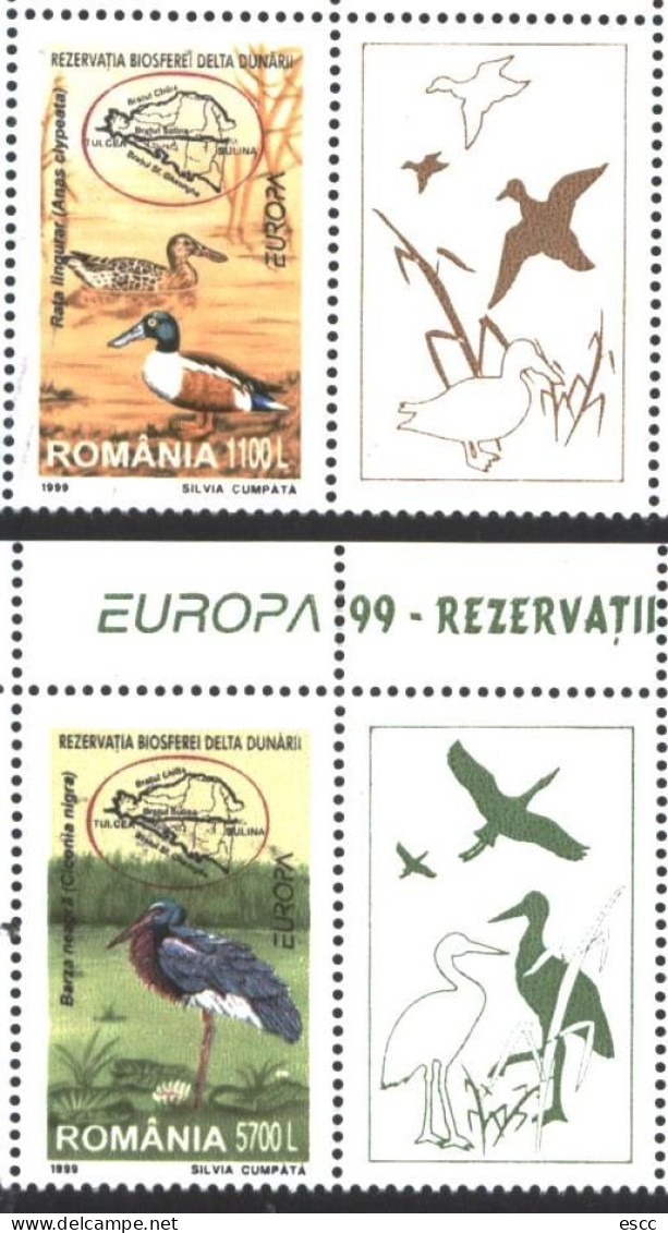 Mint Stamps Europa CEPT 1999  From Romania - 1999