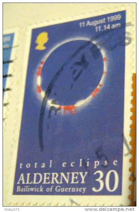 Alderney 1999 Total Eclipse 30p - Used - Alderney