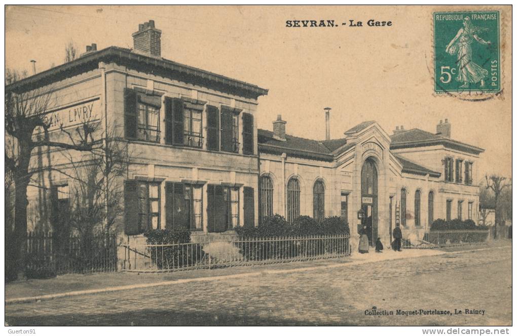 ( CPA 93 )  SEVRAN  /  La Gare  - - Sevran