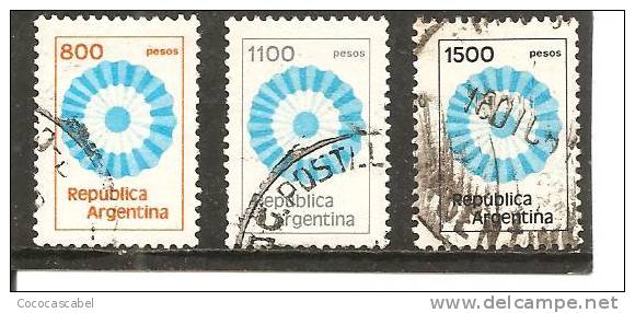 Argentina. Nº Scott  1215-17 (usado) (o). - Used Stamps