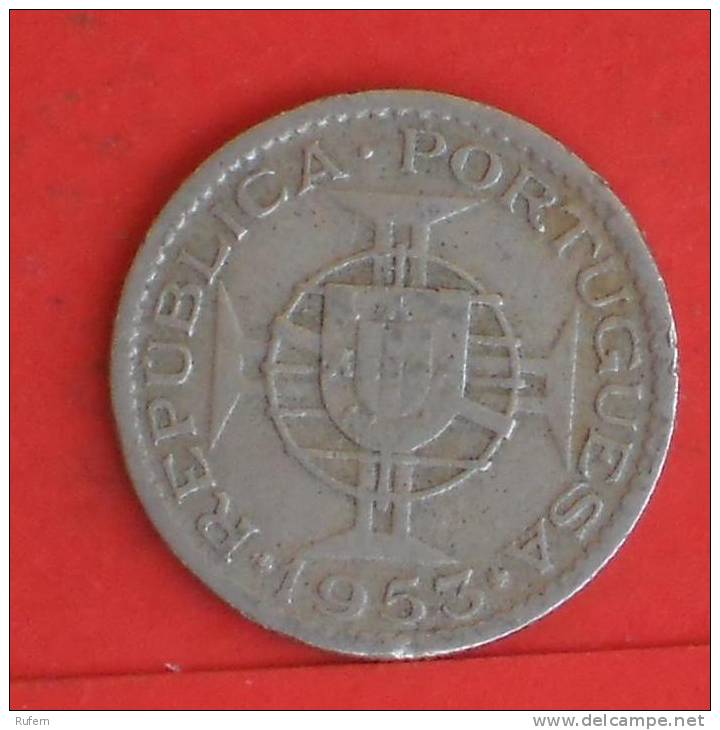 ANGOLA  2,5  ESCUDOS  1953   KM# 77  -    (767) - Angola