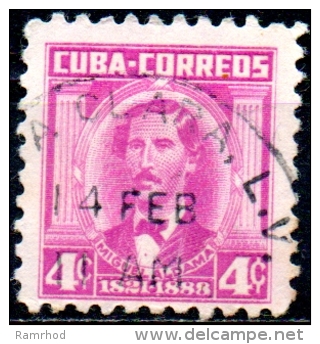 1954 Portraits - 4c. - Mauve (Aldama)  FU - Oblitérés