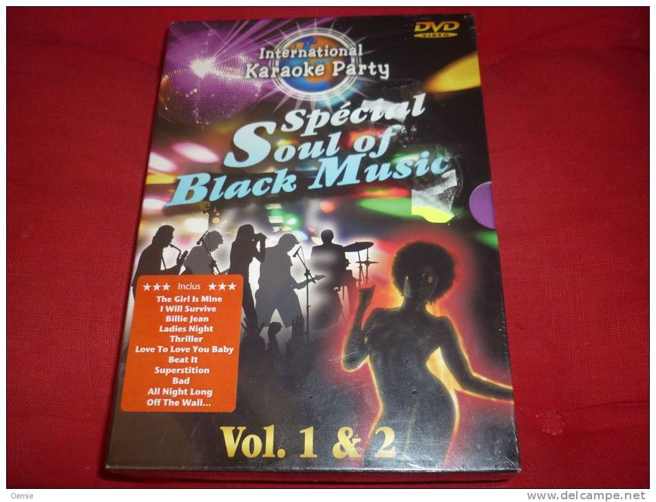 Karaoke Party  °°° Special Soul Of Black Music   2 DVD  VOLUME 1 ET 2 - Muziek DVD's