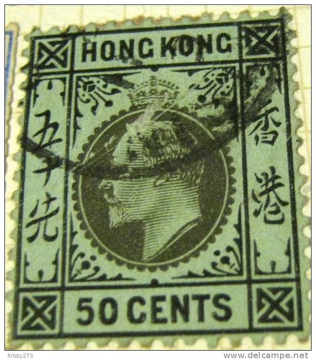 Hong Kong 1903 King Edward VII 50c - Used - Ungebraucht