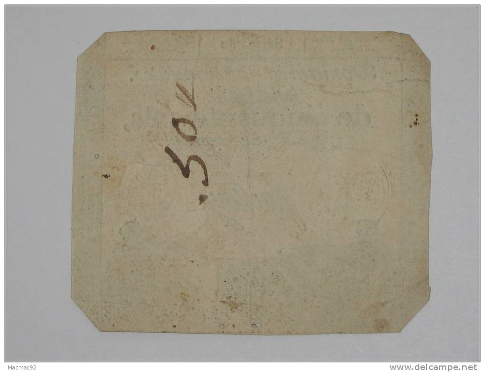 Domaines Nationaux - Assignat De Cinquante Sols - Loi Du 23 Mai 1793. - Assignate