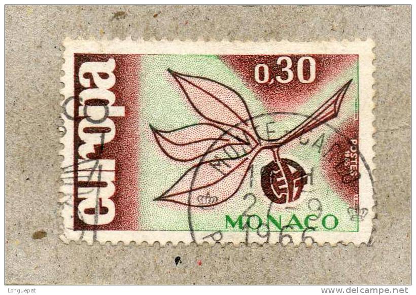 MONACO:  EUROPA  1965 : Feuilles, Tige. - Gebraucht