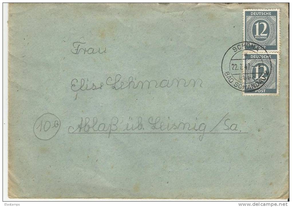 =DE  BRIEF 1947  , - Storia Postale