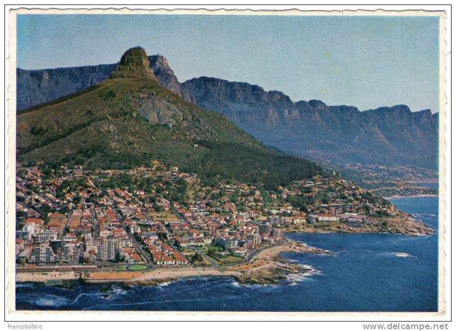 SOUTH AFRICA/SUD AFRICA/SUID AFRIKA - AERIAL VIEW OF SEA POINT AND BANTRY BAY, CAPE TOWN (PHOTO ARTHUR ENGLISH) - South Africa