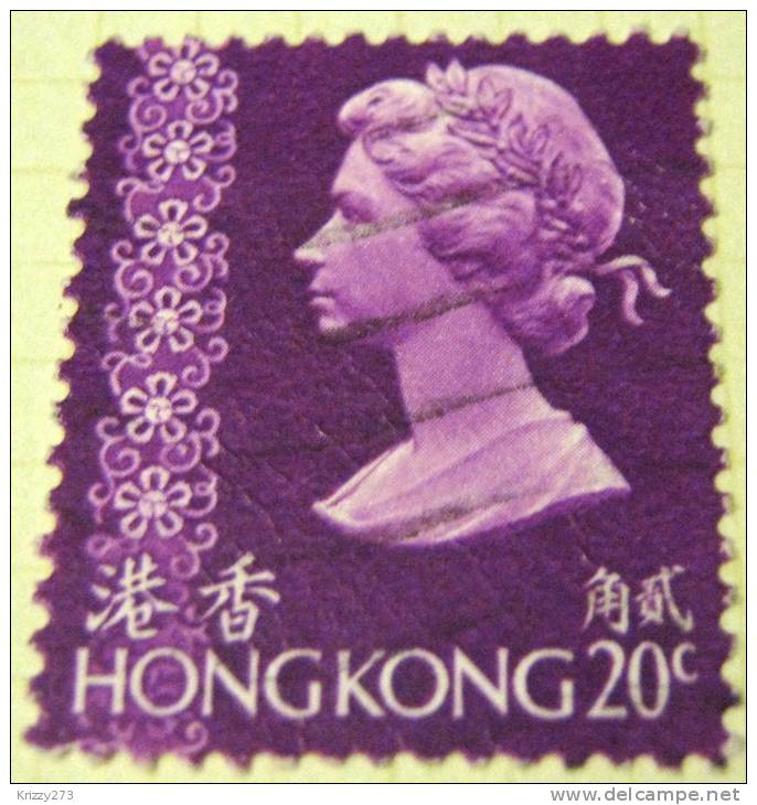 Hong Kong 1975 Queen Elizabeth II 20c - Used - Usados