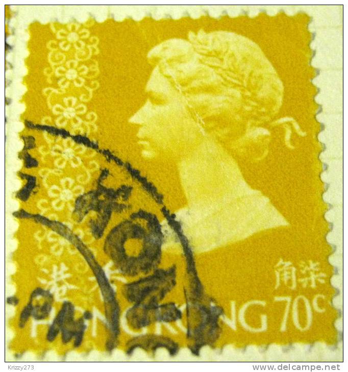 Hong Kong 1975 Queen Elizabeth II 70c - Used - Usados