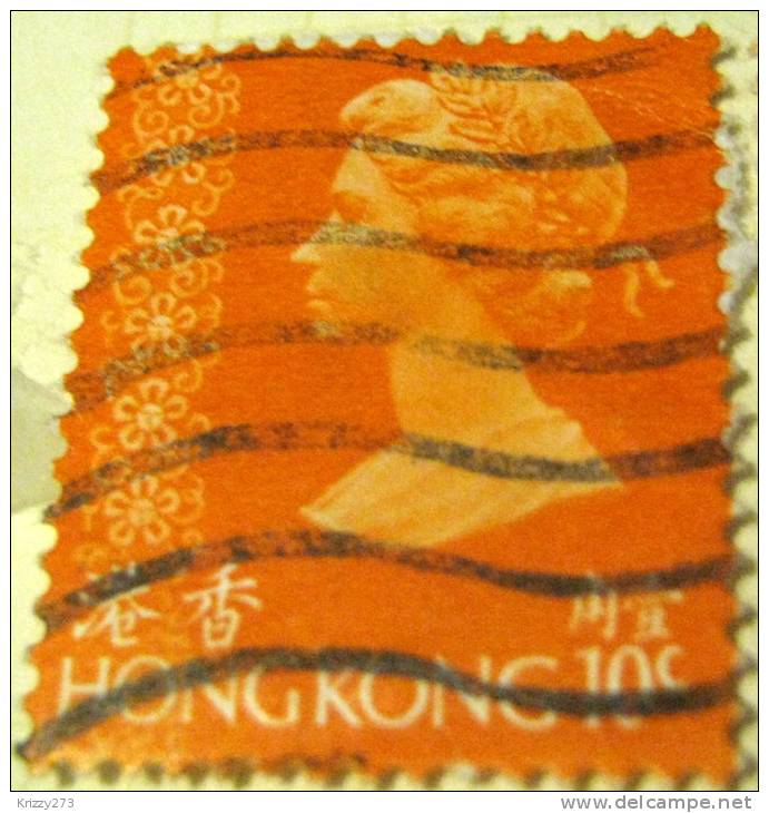 Hong Kong 1975 Queen Elizabeth II 10c - Used - Oblitérés