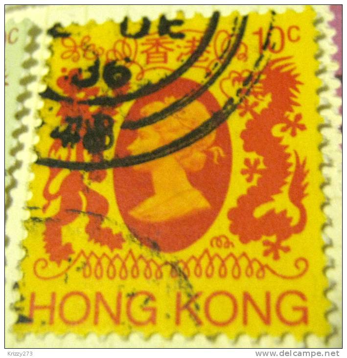 Hong Kong 1982 Queen Elizabeth II 10c - Used - Used Stamps