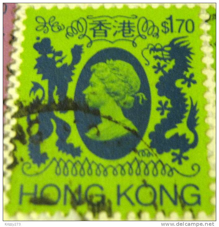 Hong Kong 1982 Queen Elizabeth II $1.70 - Used - Used Stamps