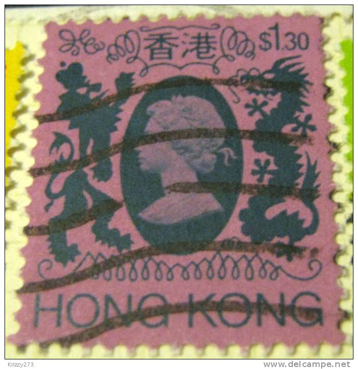 Hong Kong 1982 Queen Elizabeth II $1.30 - Used - Used Stamps