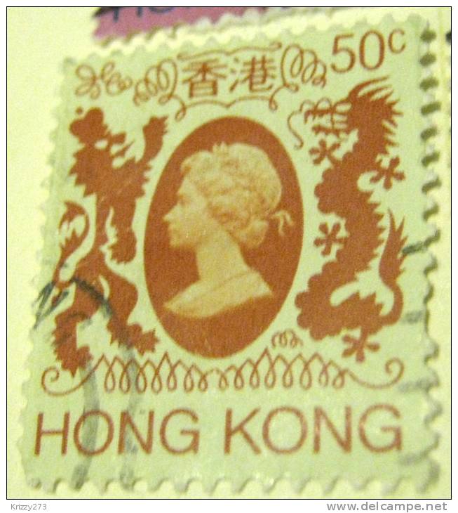 Hong Kong 1982 Queen Elizabeth II 50c - Used - Oblitérés