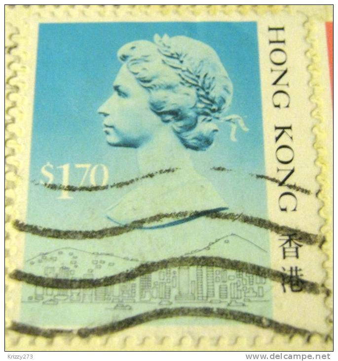 Hong Kong 1987 Queen Elizabeth II $1.70 - Used - Used Stamps