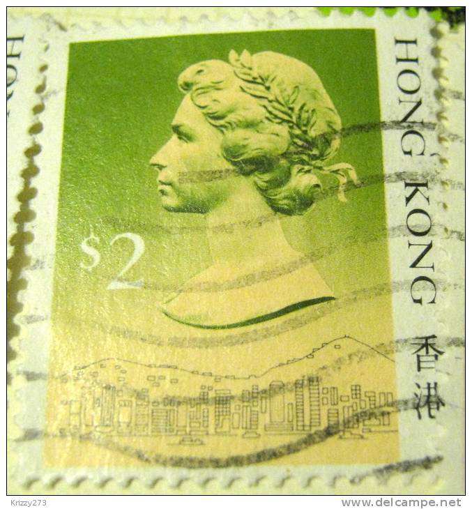 Hong Kong 1987 Queen Elizabeth II $2 - Used - Used Stamps