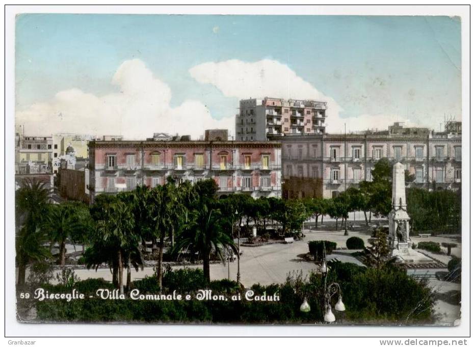 BISCEGLIE, VILLA COMUNALE, VG 19??    **//** - Bisceglie