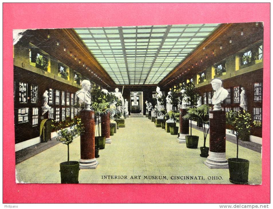 OH - Ohio > Cincinnati    Interior Art Museum Ca 1910  ===   Ref  638 - Cincinnati