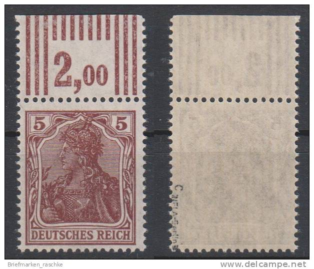 D.R.Nr.140c,OR Walze,postfrisch,gep., - Ungebraucht