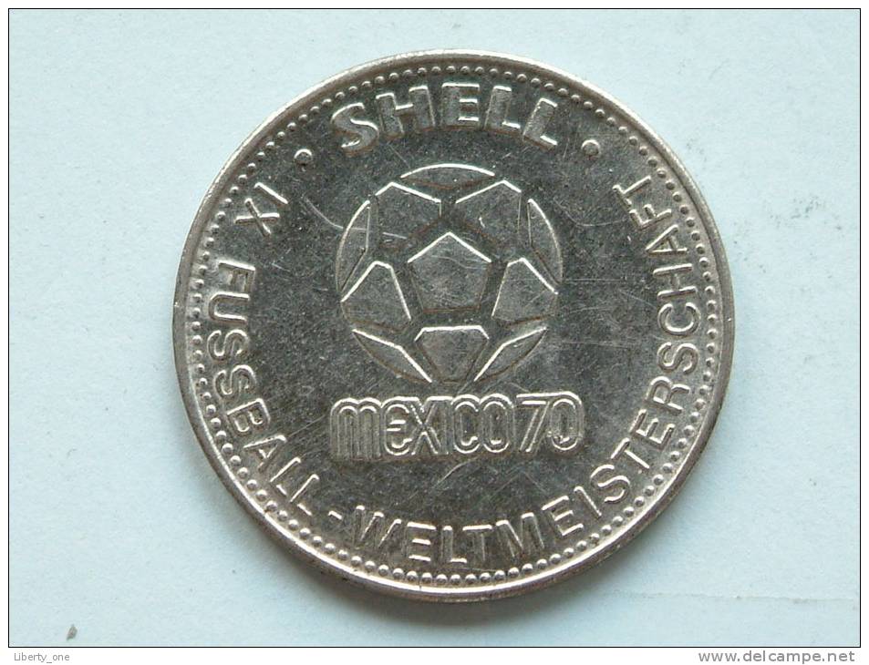 SHELL IX FUSSBALL WELTMEISTERSCHAFT MEXICO 70 / HELMUTH SCHÖN ( Zilverkleur - For Grade And Details, Please See Photo ) - Non Classés