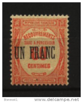 France Taxe N°  63 Neuf *   Cote : 35,00€   Au Quart De Cote - 1859-1959 Mint/hinged