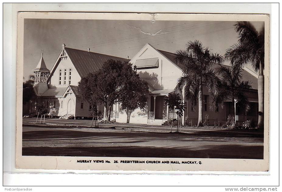 Mackay Queensland Murray Views No. 26, Presbytrian Church And Hall - Autres & Non Classés