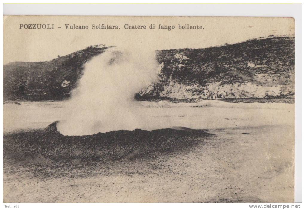 NAPOLI - POZZUOLI - VULCANO SOLFATARA - CRATERE DI FANGO BOLLENTE - FP - N - Pozzuoli