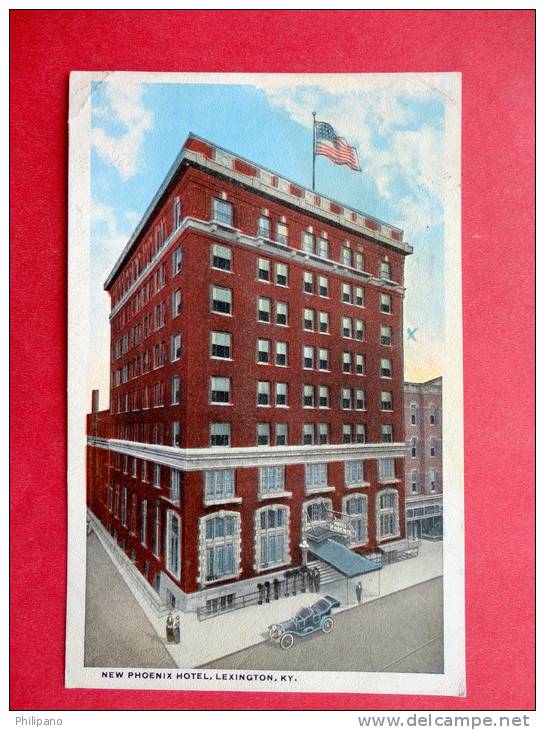 - Kentucky > Lexington      New Phoenix Hotel 1916 Cancel Stamp Feel Off- ---   - -- - - Ref 639 - Lexington