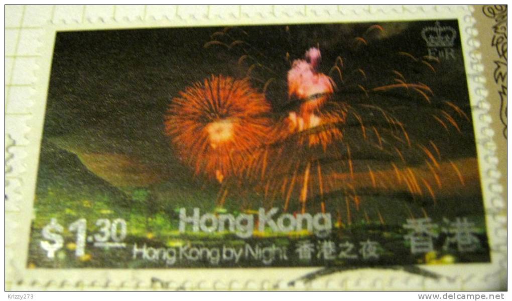 Hong Kong 1983 By Night Fireworks $1.30 - Used - Gebraucht