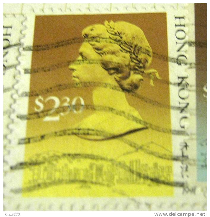 Hong Kong 1991 Queen Elizabeth II $2.30 - Used - Used Stamps