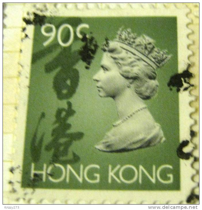 Hong Kong 1992 Queen Elizabeth II 90c - Used - Usados