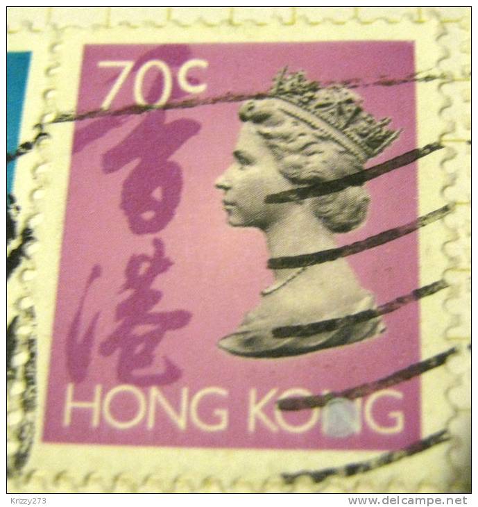 Hong Kong 1992 Queen Elizabeth II 70c - Used - Used Stamps