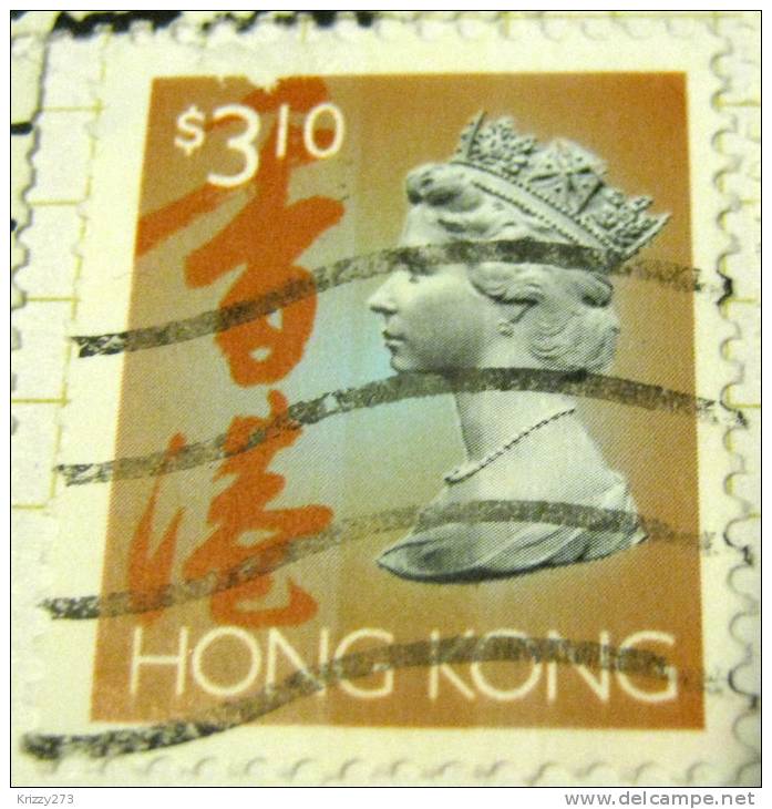 Hong Kong 1996 Queen Elizabeth II $3.10 - Used - Ongebruikt