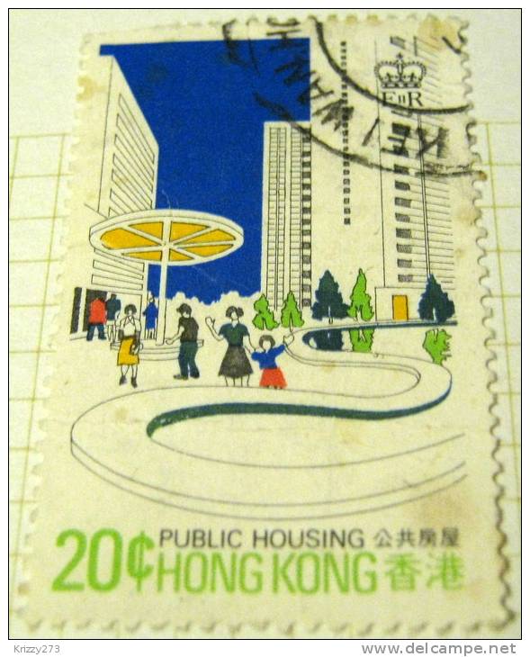 Hong Kong 1981 Public Housing 20c - Used - Unused Stamps