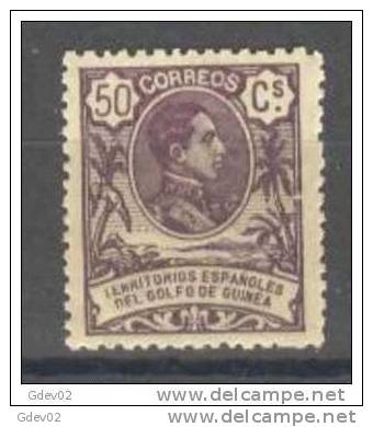 GUI68-3207TAN.Guinee.GUINEA    ESPAÑOLA .ALFONSO Xlll.1909 (Ed 68**) Sin Charnela.MAGNIFICO - Nuevos