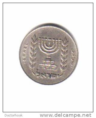 ISRAEL   1/2  LIRAH  1973  (KM # 36.1) - Israel