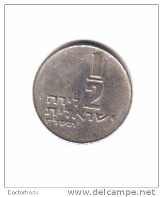 ISRAEL   1/2  LIRAH  1974  (KM # 36.1) - Israël