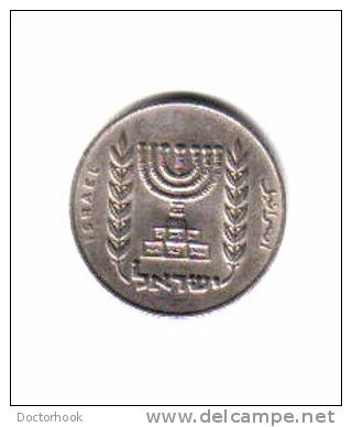 ISRAEL   1/2  LIRAH  1974  (KM # 36.1) - Israel